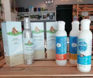 Linea capelli e doccia