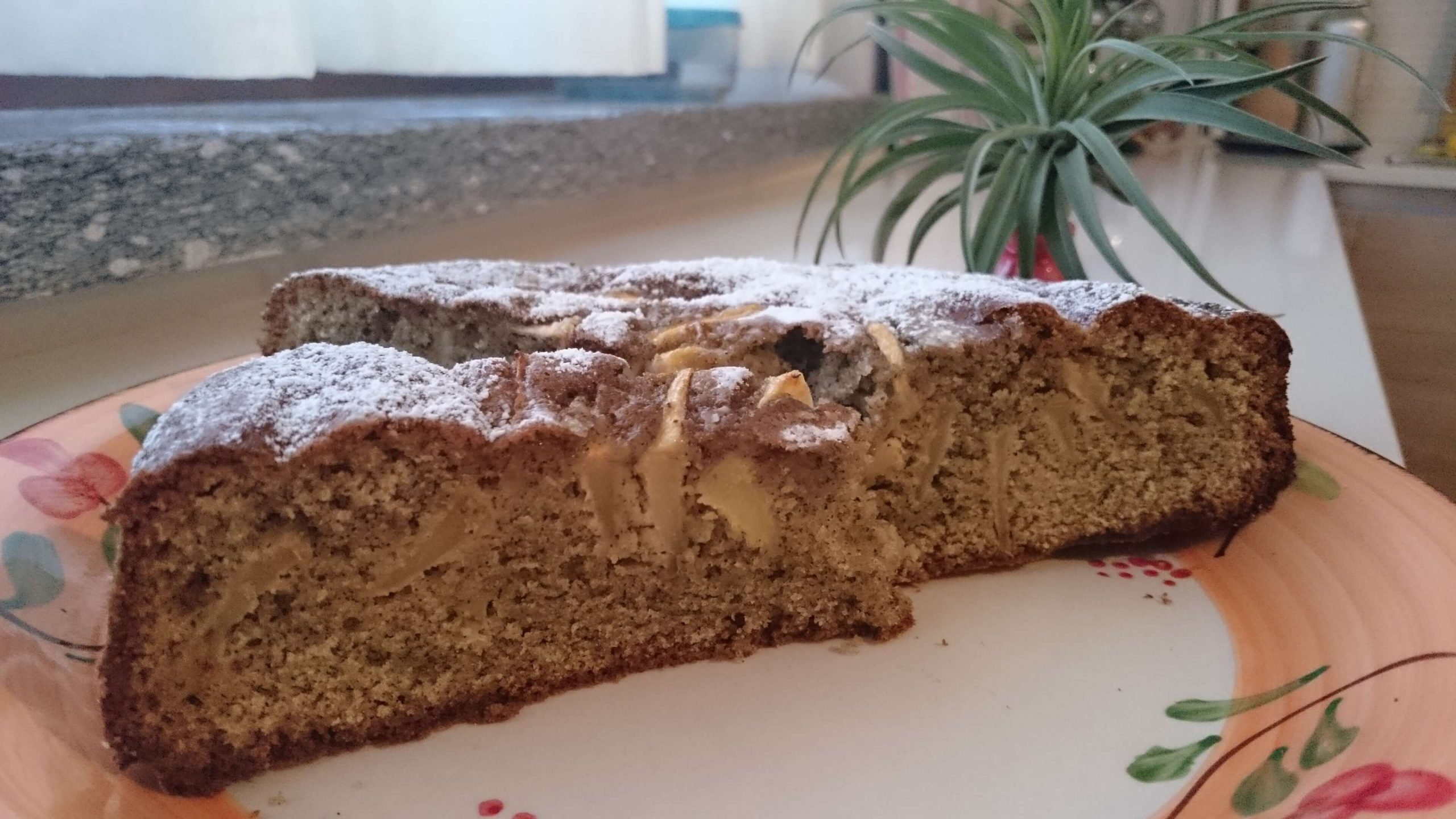 torta di mele con farina di canapa e Canapito